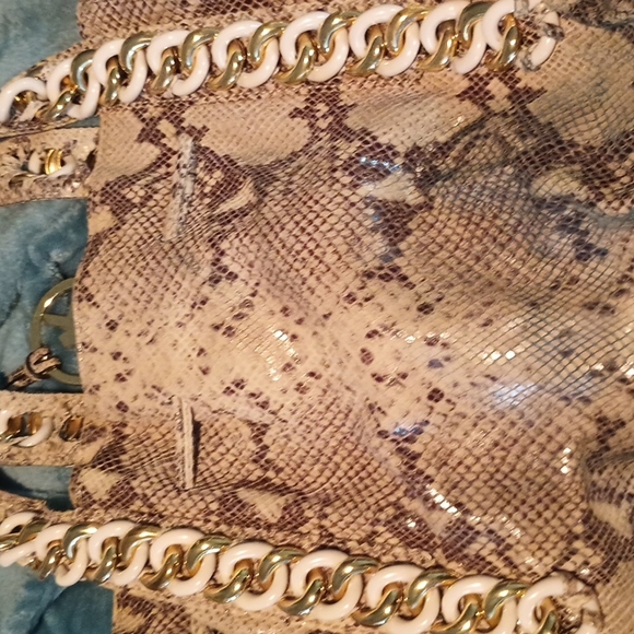 Python Snakeskin Michael Kors hobo bag - Picture 5 of 7